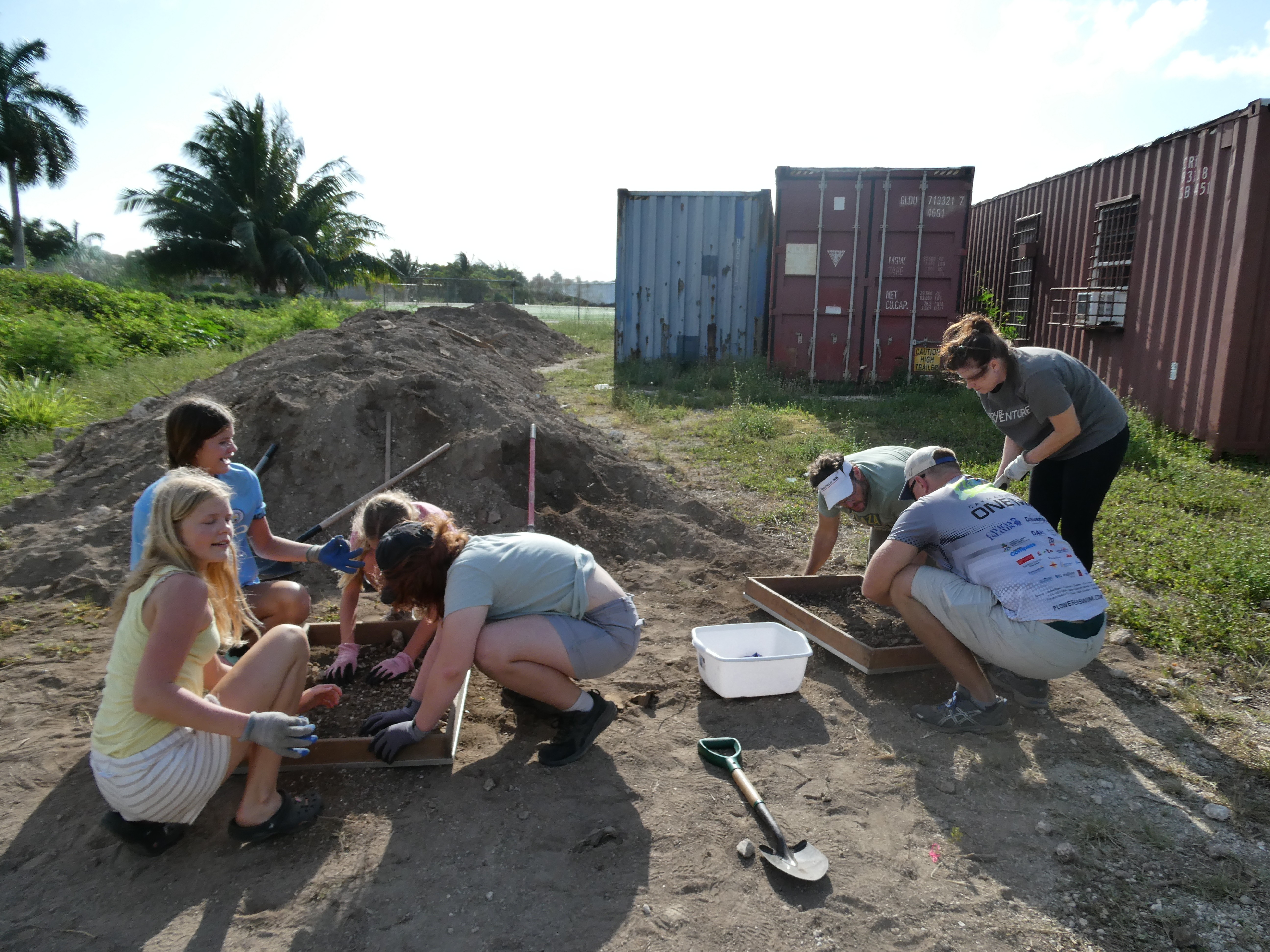 National Museum and National Trust Conducts Archaeological Investigation of the Historic Louise Llewellyn House Topsoil site